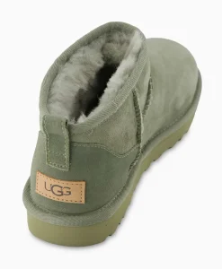 Enkellaars Winterboot Classic Ultra Mini Khaki^Ugg Online