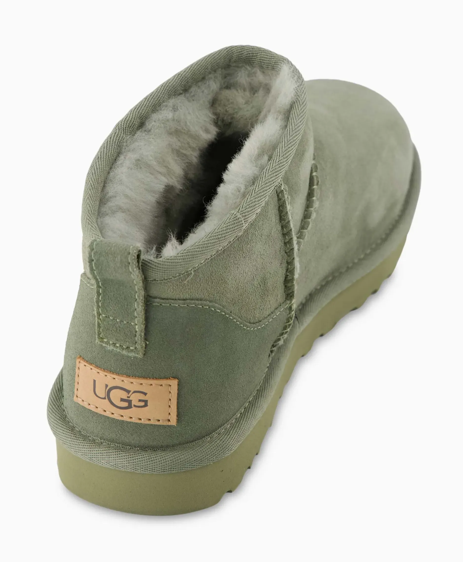 Enkellaars Winterboot Classic Ultra Mini Khaki^Ugg Online