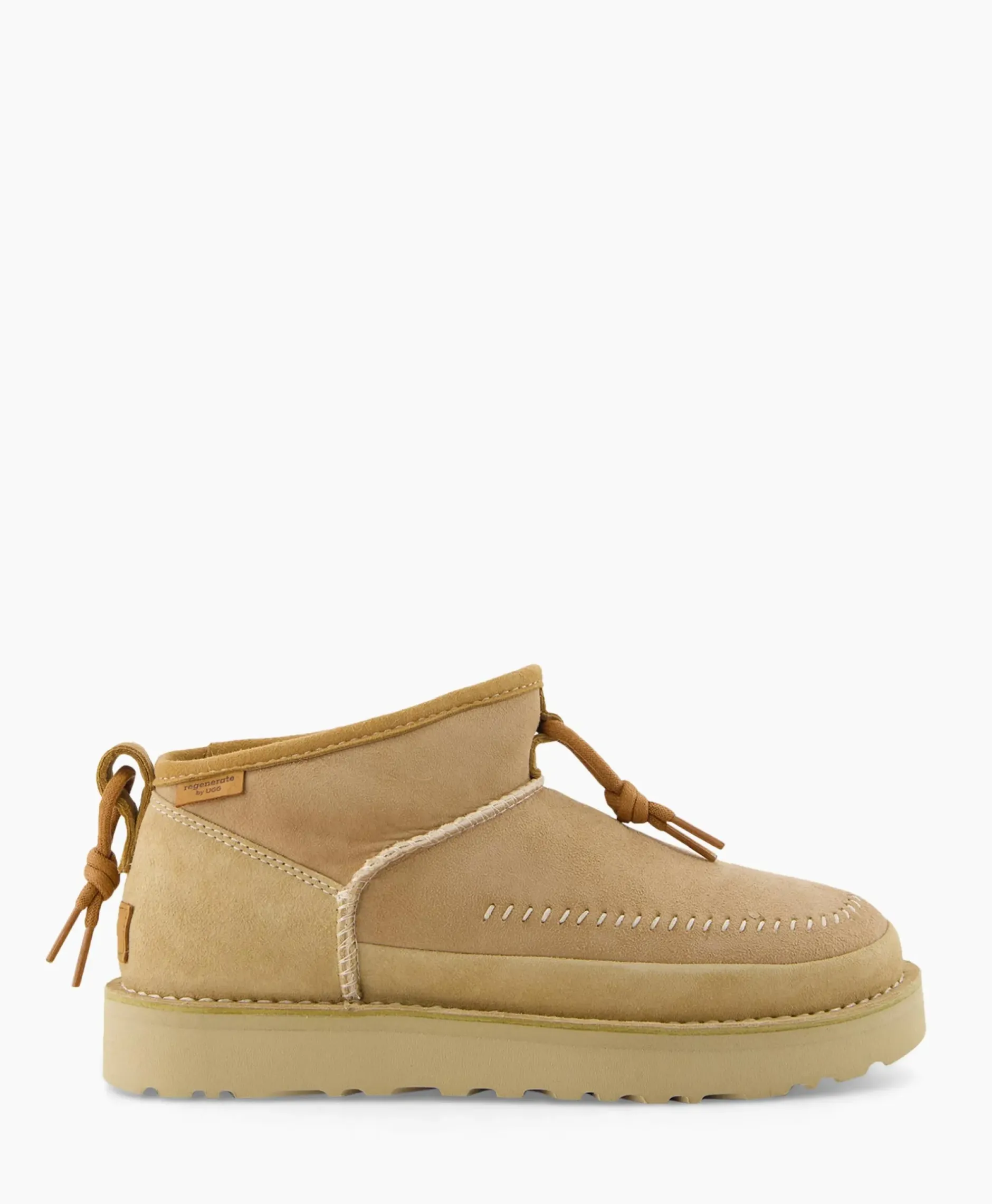 Enkellaars W Ultra Mini Crafted Regenerate Beige^Ugg Best