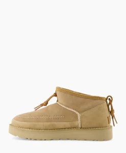 Enkellaars W Ultra Mini Crafted Regenerate Beige^Ugg Best