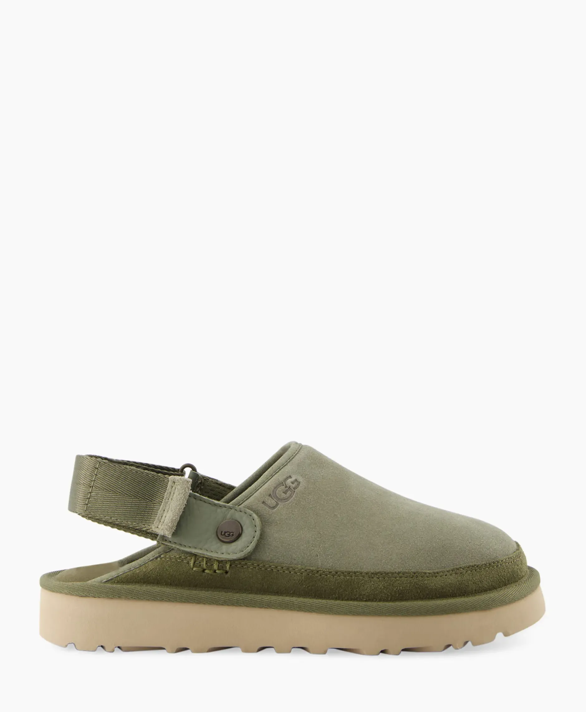 Gesploafer M Goldencoast Clog Groen^Ugg Hot