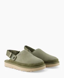 Gesploafer M Goldencoast Clog Groen^Ugg Hot