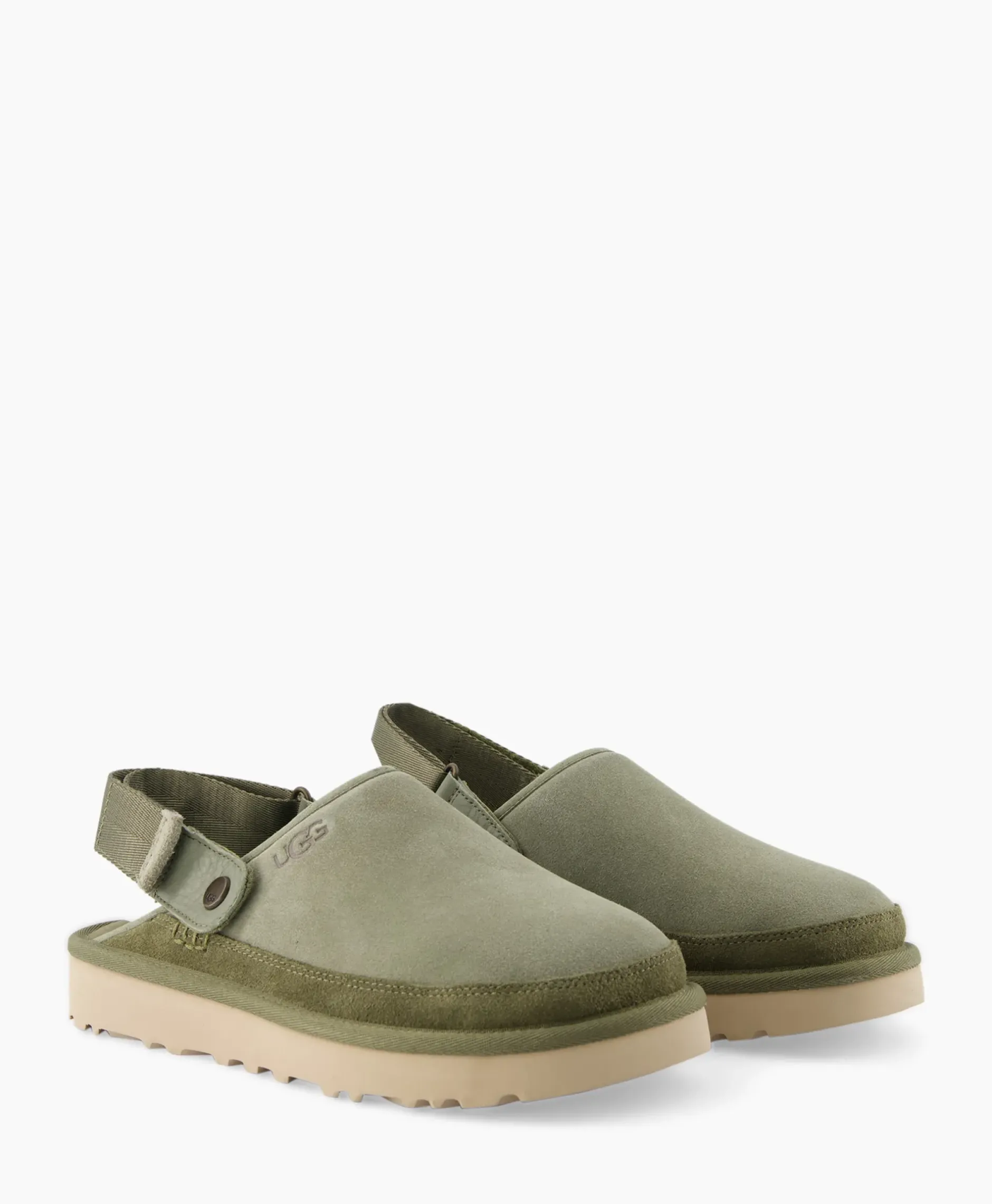 Gesploafer M Goldencoast Clog Groen^Ugg Hot