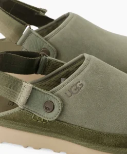 Gesploafer M Goldencoast Clog Groen^Ugg Hot