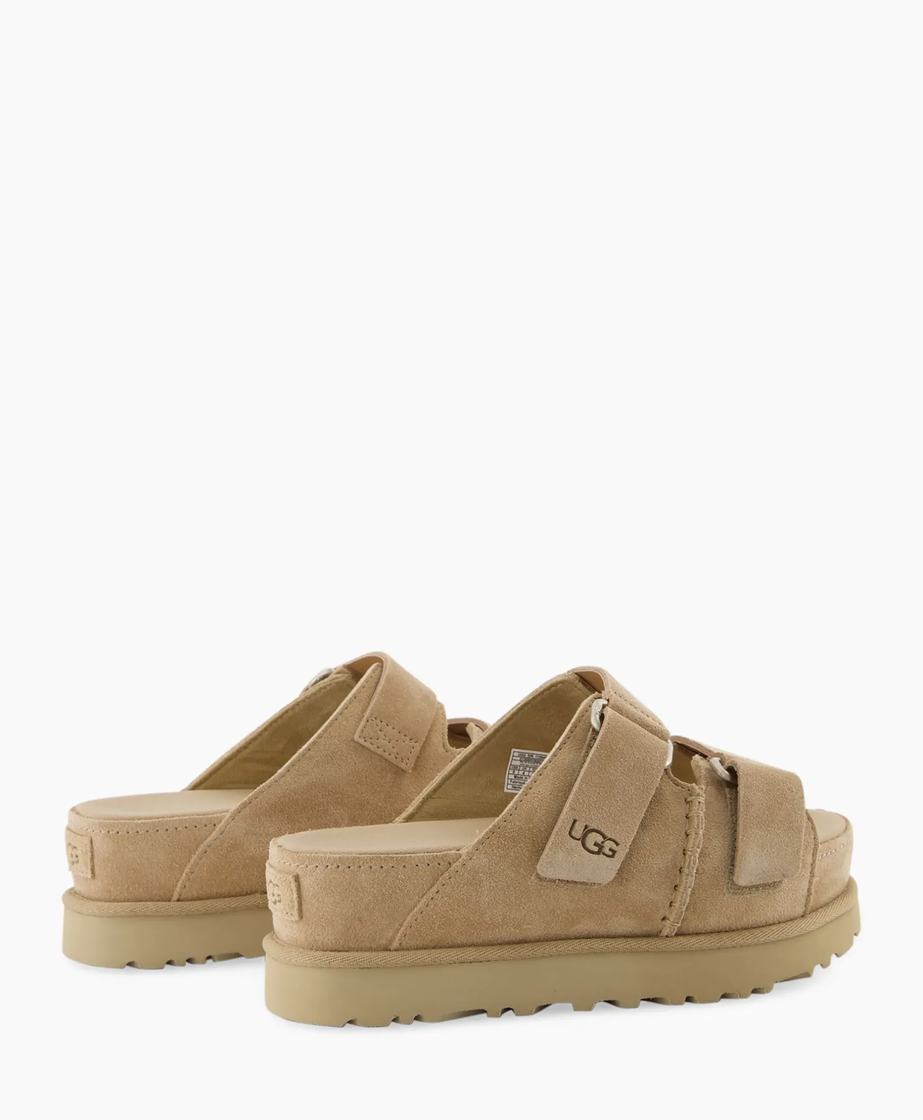 Sandaal Zonder Hak W Goldenstar Hi Slide Beige^Ugg New