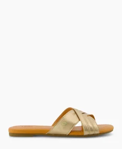 Sandaal Zonder Hak W Kenleigh Slide Goud^Ugg Discount