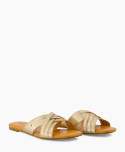 Sandaal Zonder Hak W Kenleigh Slide Goud^Ugg Discount