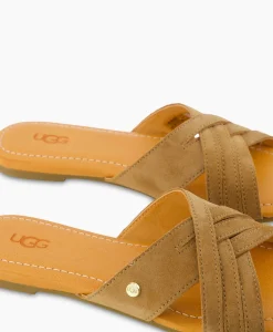 Sandaal Zonder Hak W Kenleigh Slide Bruin^Ugg Clearance