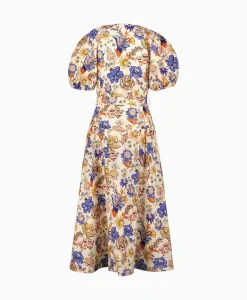 Midi Jurk Carina Oranje^Ulla Johnson Discount