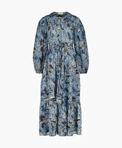 Midi Jurk Iona Dress Blauw^Ulla Johnson Best