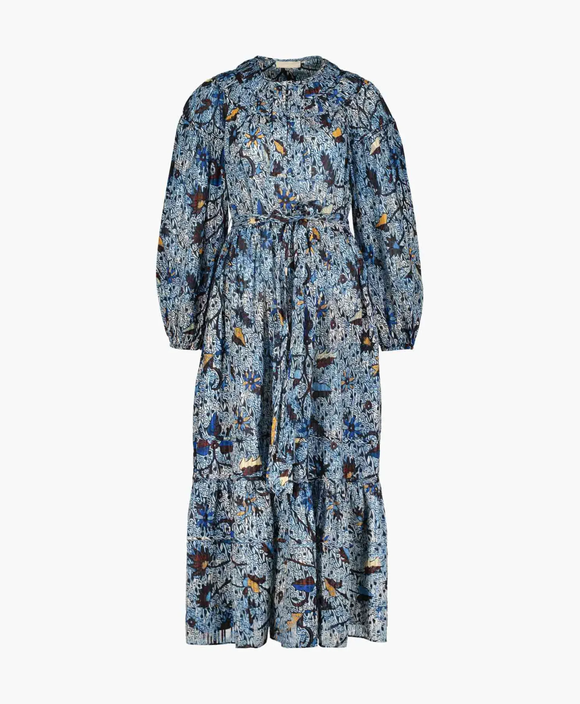 Midi Jurk Iona Dress Blauw^Ulla Johnson Best