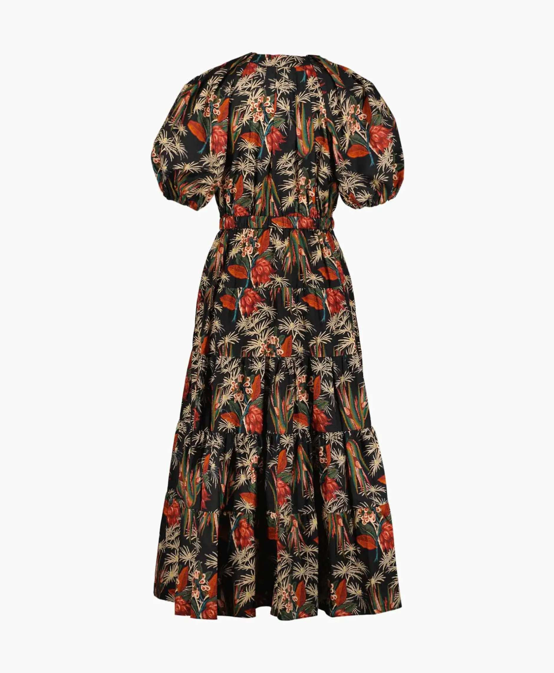 Midi Jurk Olina Bruin^Ulla Johnson Outlet