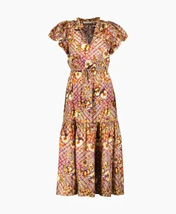 Midi Jurk Scarlett Beige^Ulla Johnson Sale