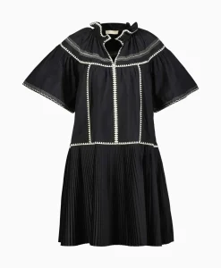 Mini Jurk Desi Zwart^Ulla Johnson Best