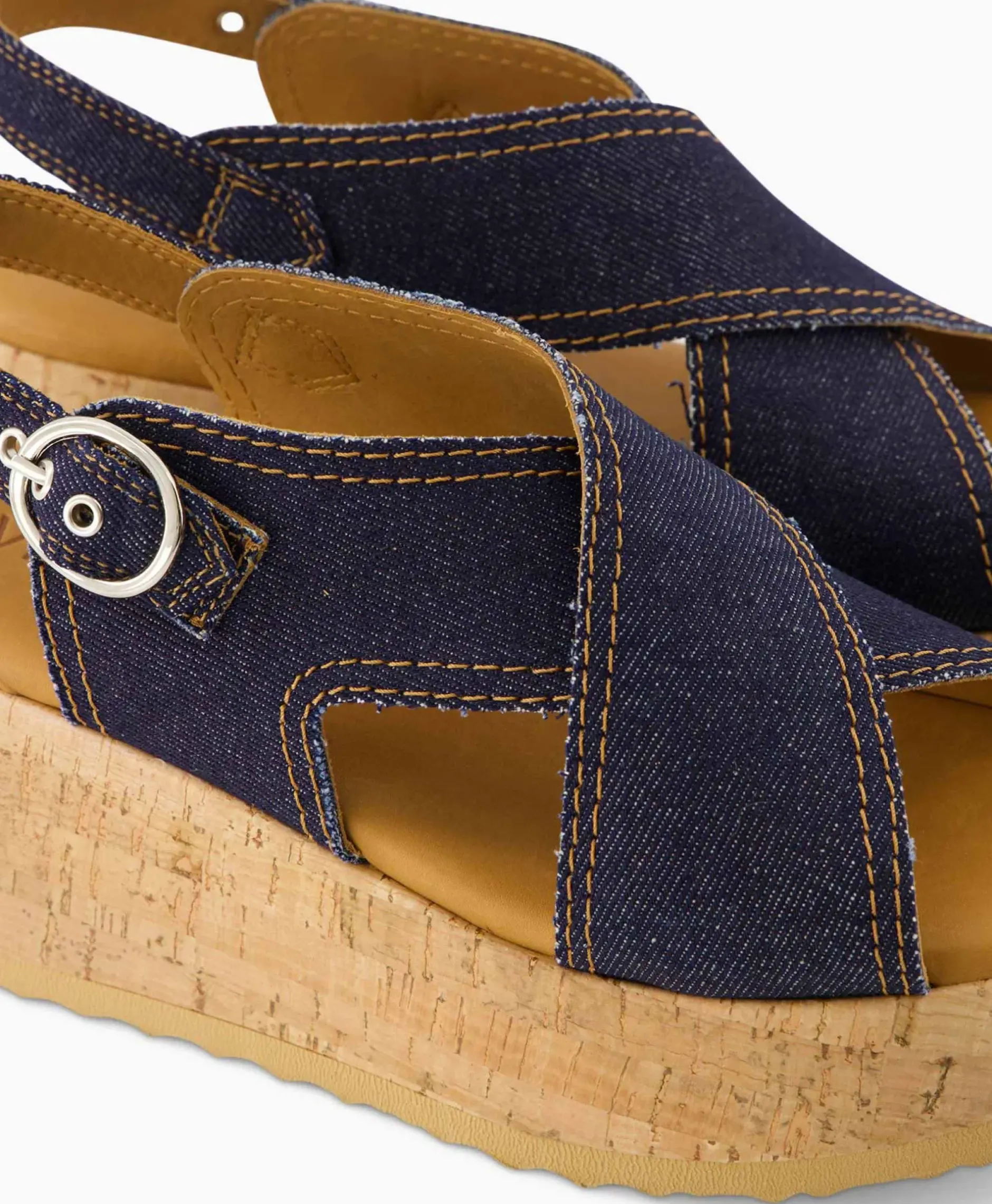 Sandaal Met Hak Sissel Capri Blauw^Via Vai Sale