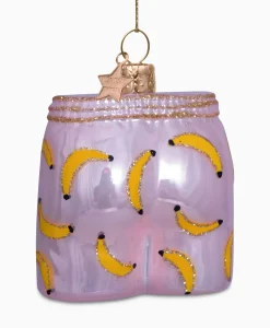 Kerstbal Bananen Boxer Pink^Vondels