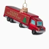 Kerstbal Christmas Truck Rood^Vondels