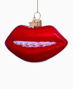 Kerstbal Lippen Rood^Vondels Outlet