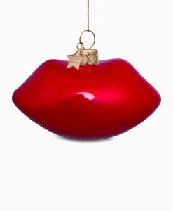 Kerstbal Lippen Rood^Vondels Outlet