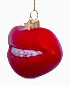 Kerstbal Lippen Rood^Vondels Outlet