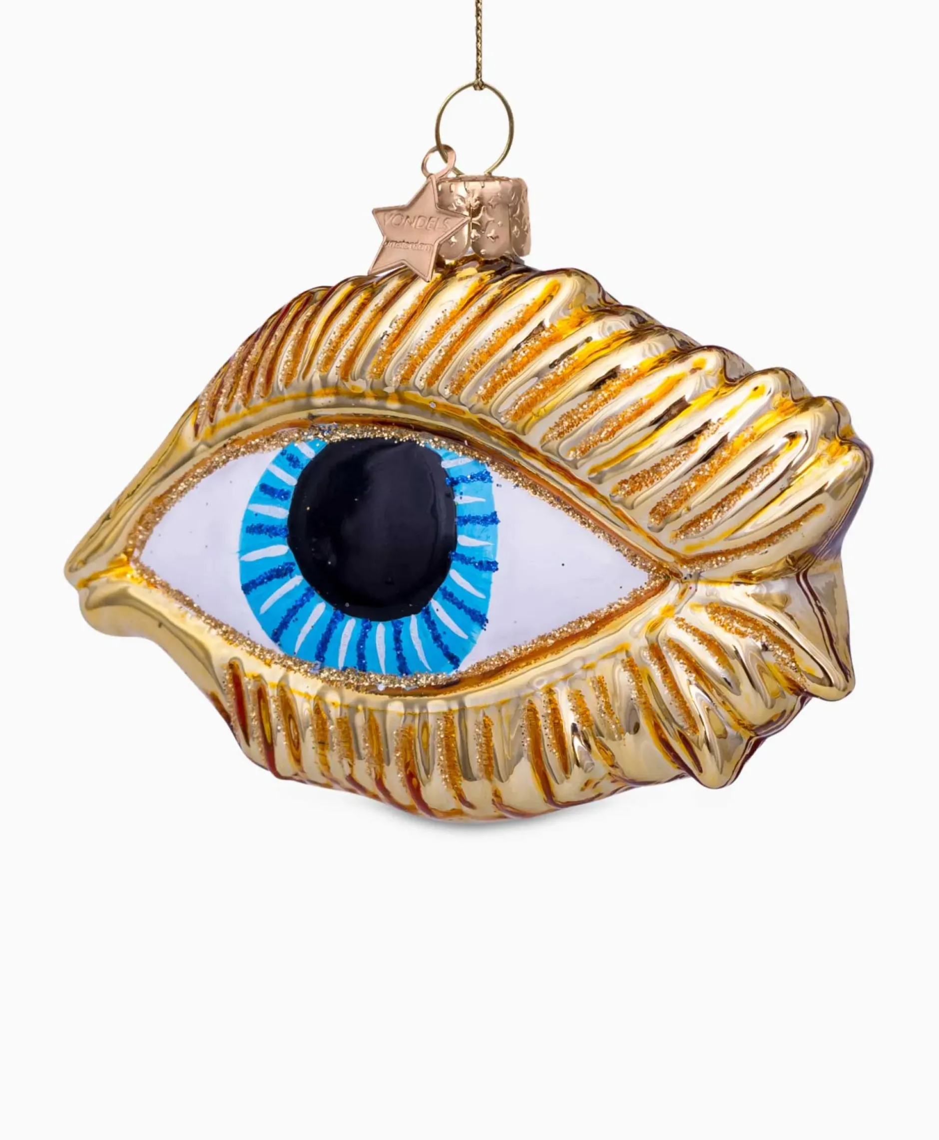 Kerstbal Oog Goud^Vondels Best