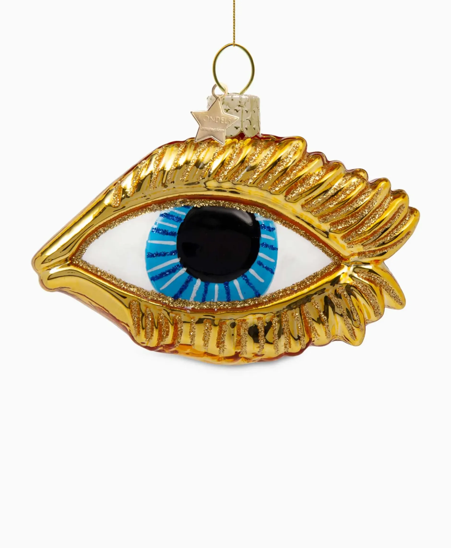 Kerstbal Oog Goud^Vondels Best
