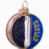Kerstbal Potje Kaviaar Blauw^Vondels Outlet