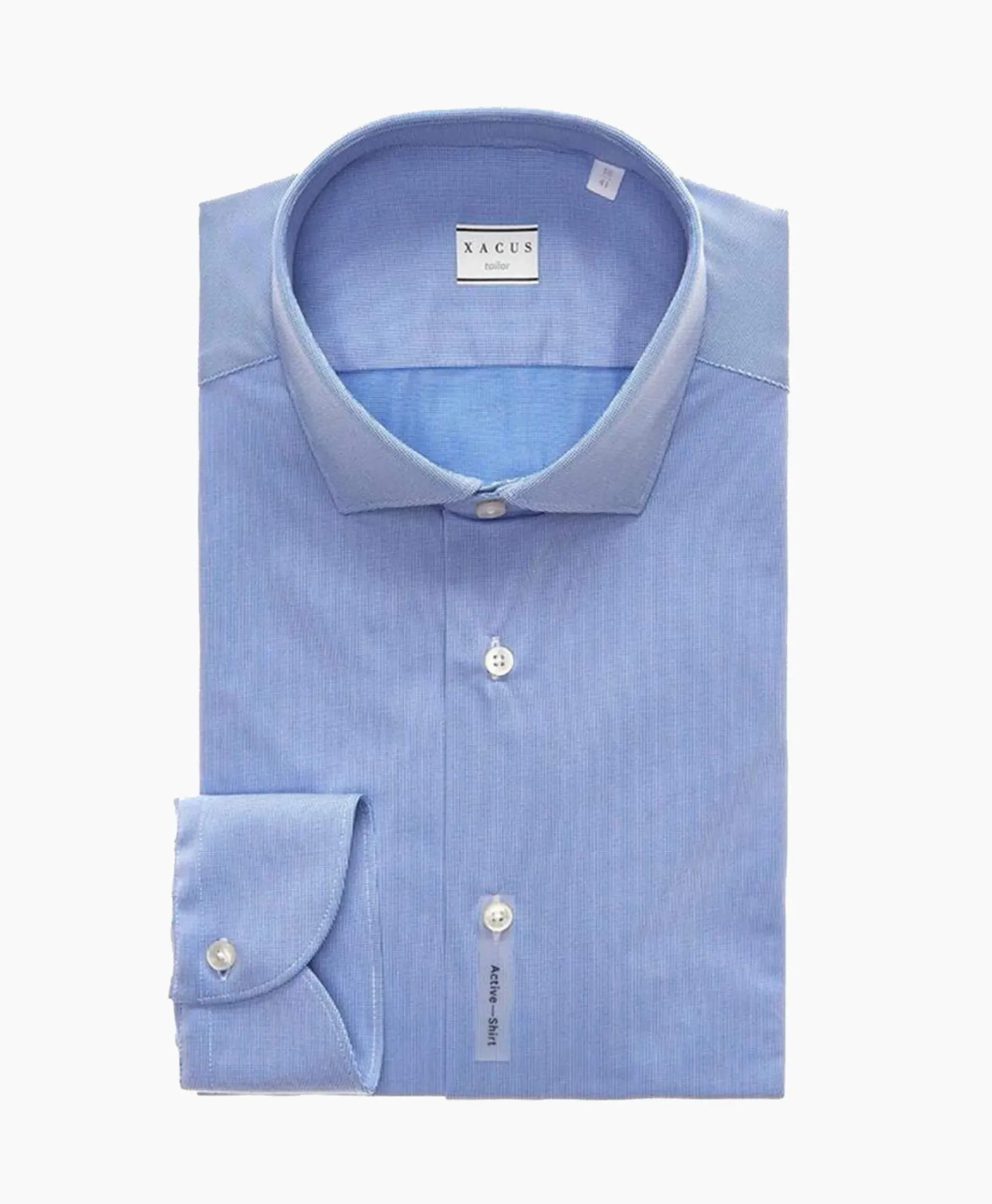 Active Shirt Blauw Dessin^Xacus Discount
