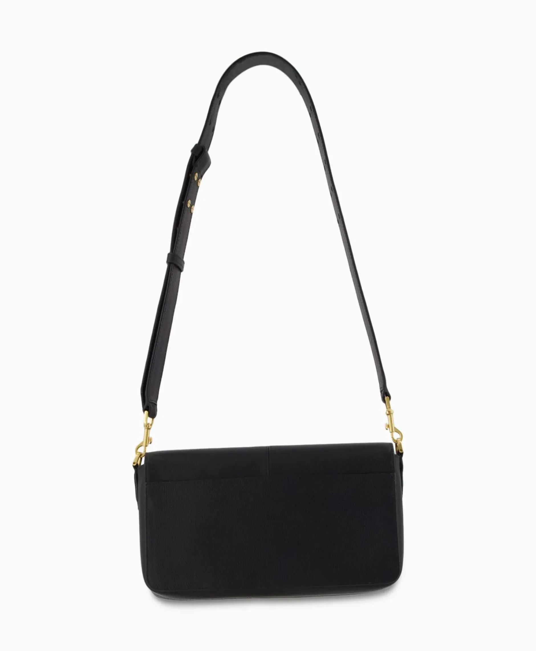 Zadig & Voltaire Crossbody Tas Borderline Daily Grained Leath Zwart^Zadig & Voltaire Sale