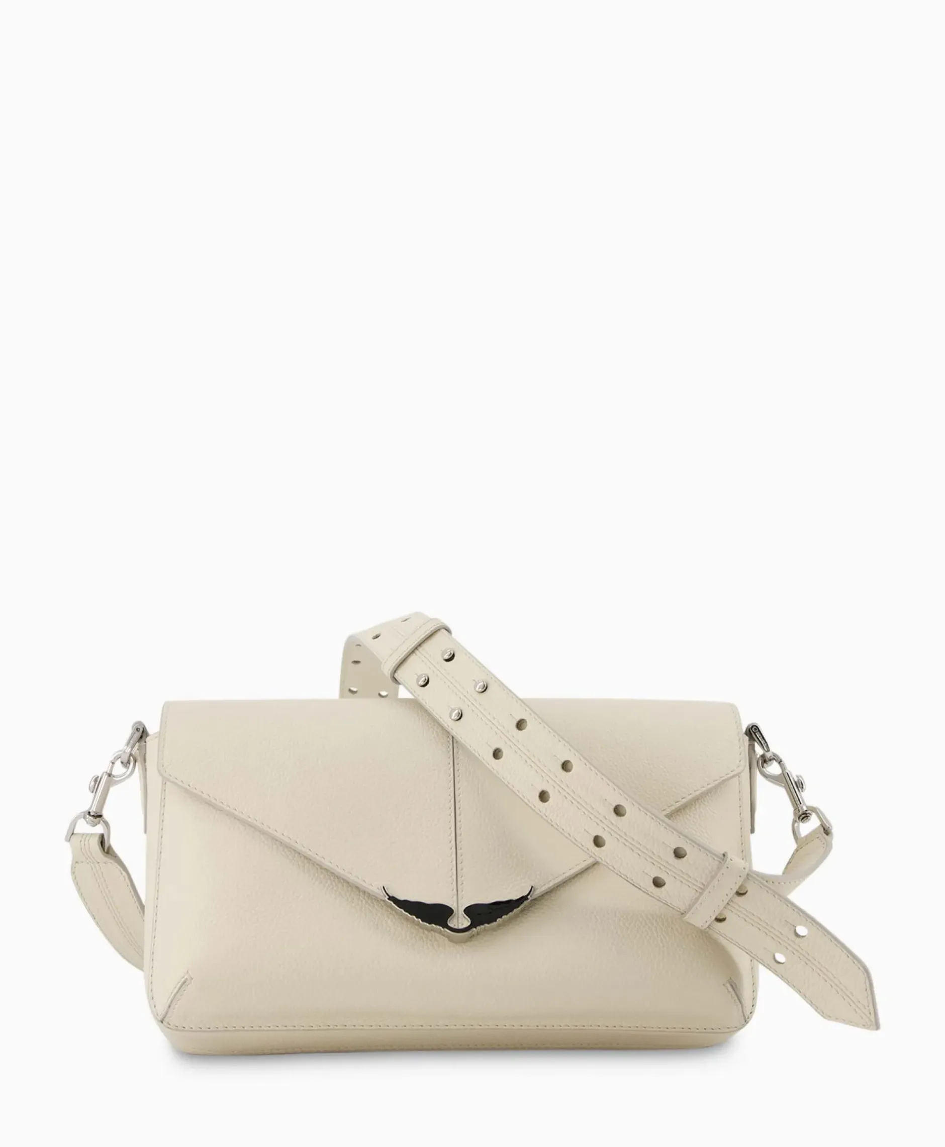 Zadig & Voltaire Crossbody Tas Borderline Daily Grained Leath Ecru^Zadig & Voltaire Sale