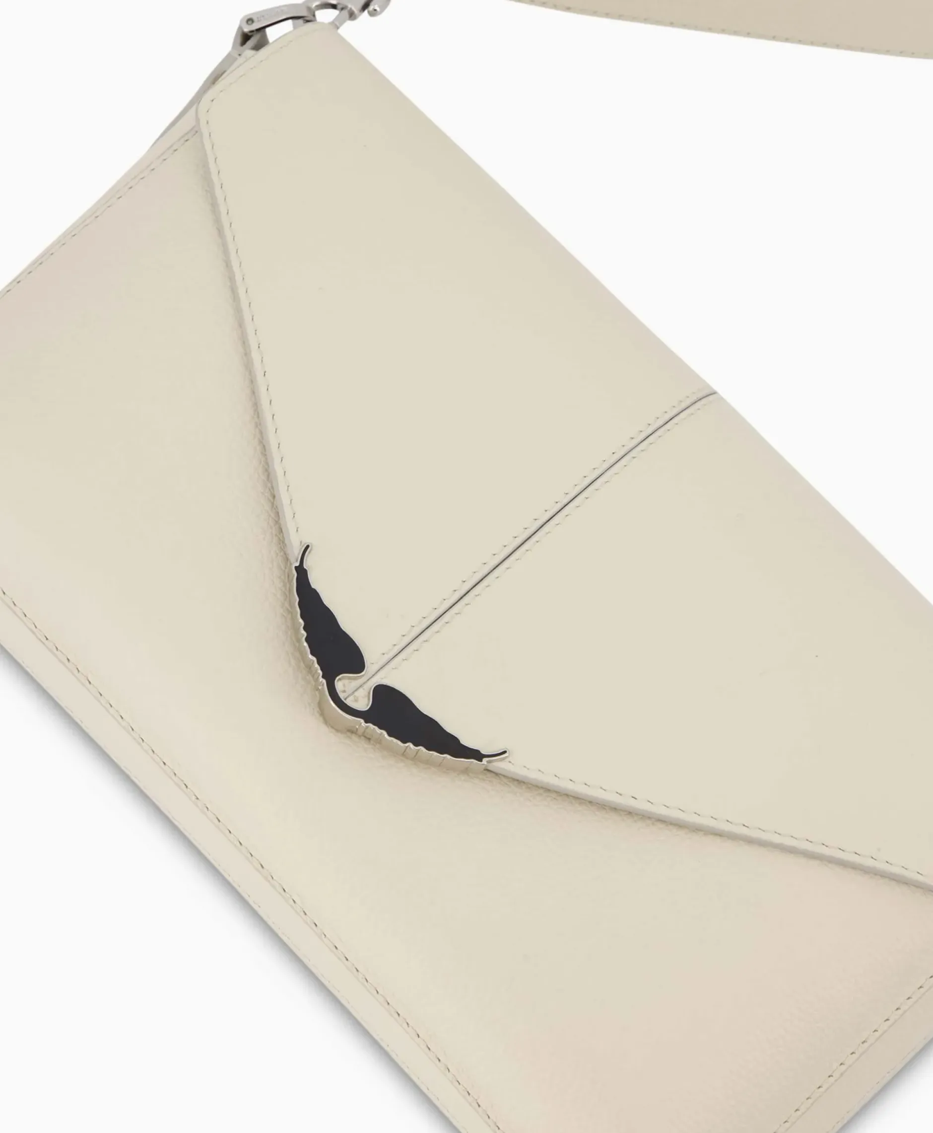 Zadig & Voltaire Crossbody Tas Borderline Daily Grained Leath Ecru^Zadig & Voltaire Sale