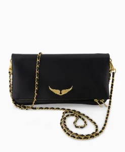 Zadig & Voltaire Crossbody Tas Rock Grained Leather Zwart^Zadig & Voltaire Online