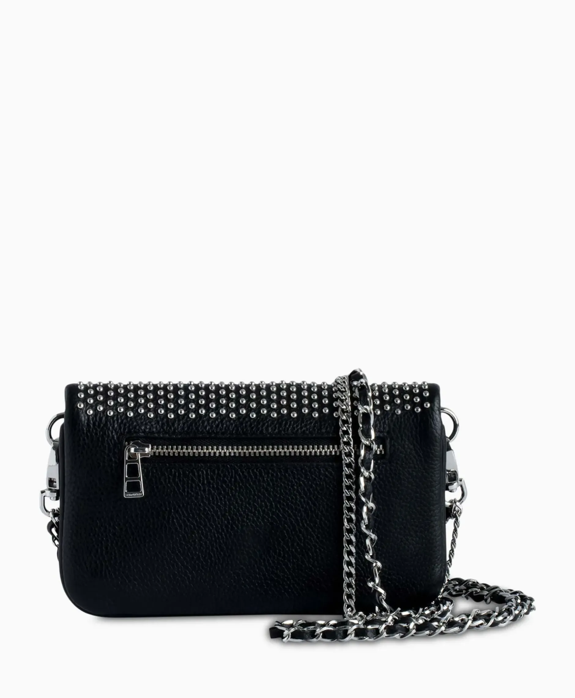 Zadig & Voltaire Crossbody Tas Rock Nano Plumetis Zwart^Zadig & Voltaire Online