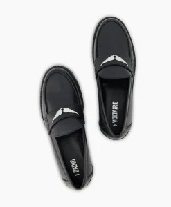 Zadig & Voltaire Loafer Joecassin Semy-Shiny Calfskin Zwart^Zadig & Voltaire Hot