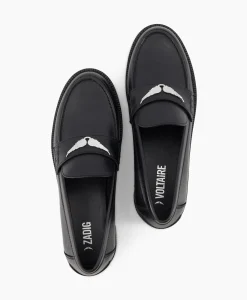 Zadig & Voltaire Loafer Joecassin Semy Shiny Calfskin Zwart^Zadig & Voltaire Best