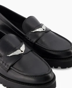 Zadig & Voltaire Loafer Joecassin Semy Shiny Calfskin Zwart^Zadig & Voltaire Best