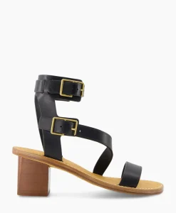 Zadig & Voltaire Sandaal Met Hak Cecilia Caprese Sandal Leather Zwart^Zadig & Voltaire Discount