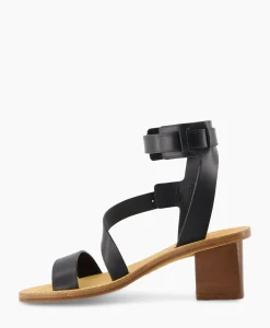 Zadig & Voltaire Sandaal Met Hak Cecilia Caprese Sandal Leather Zwart^Zadig & Voltaire Discount