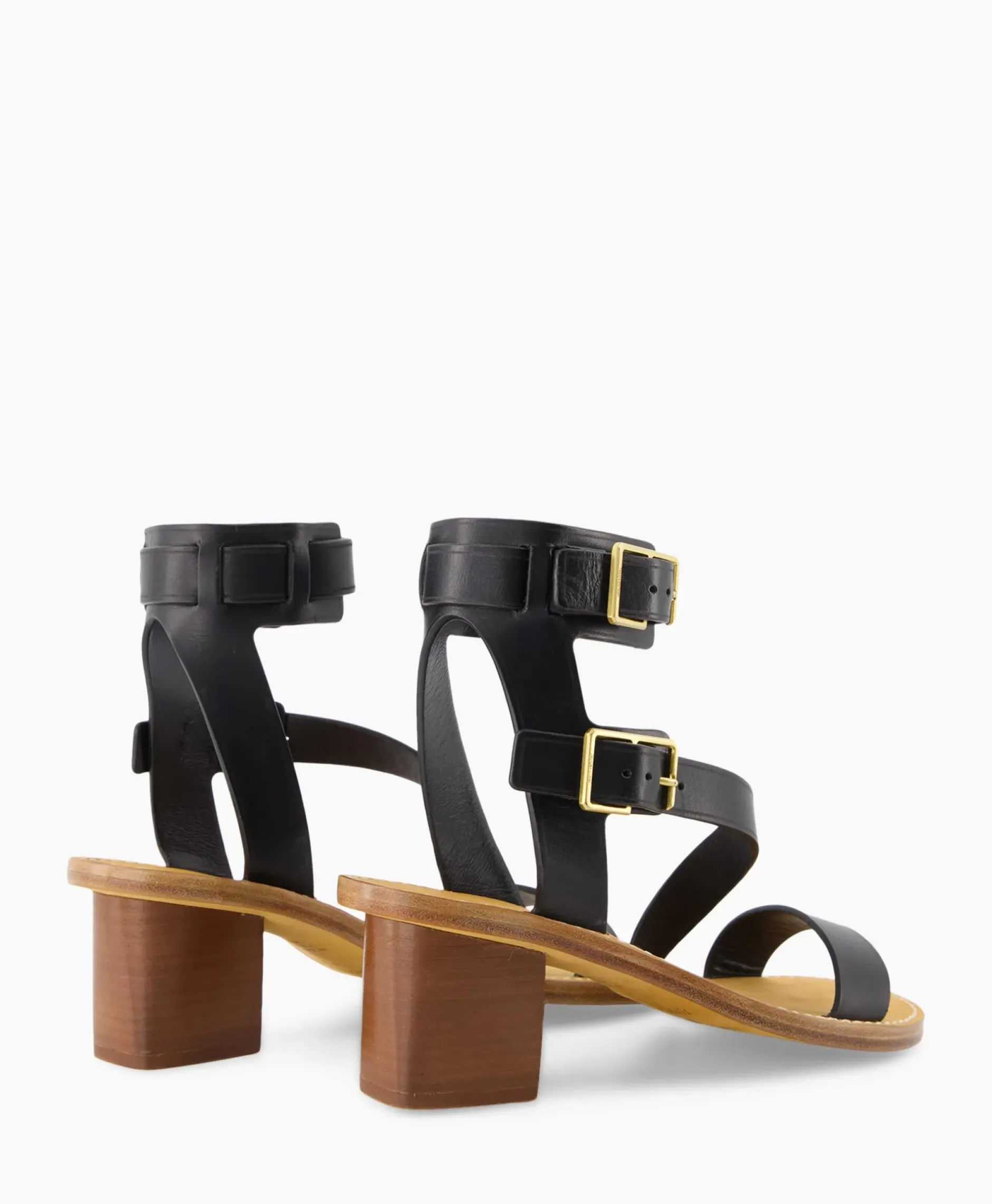 Zadig & Voltaire Sandaal Met Hak Cecilia Caprese Sandal Leather Zwart^Zadig & Voltaire Discount