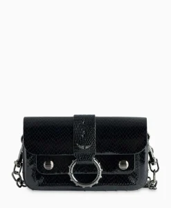 Zadig & Voltaire Schouder / Hand Tas Kate Wallet Glossy Wild Emboss Zwart^Zadig & Voltaire