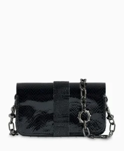 Zadig & Voltaire Schouder / Hand Tas Kate Wallet Glossy Wild Emboss Zwart^Zadig & Voltaire
