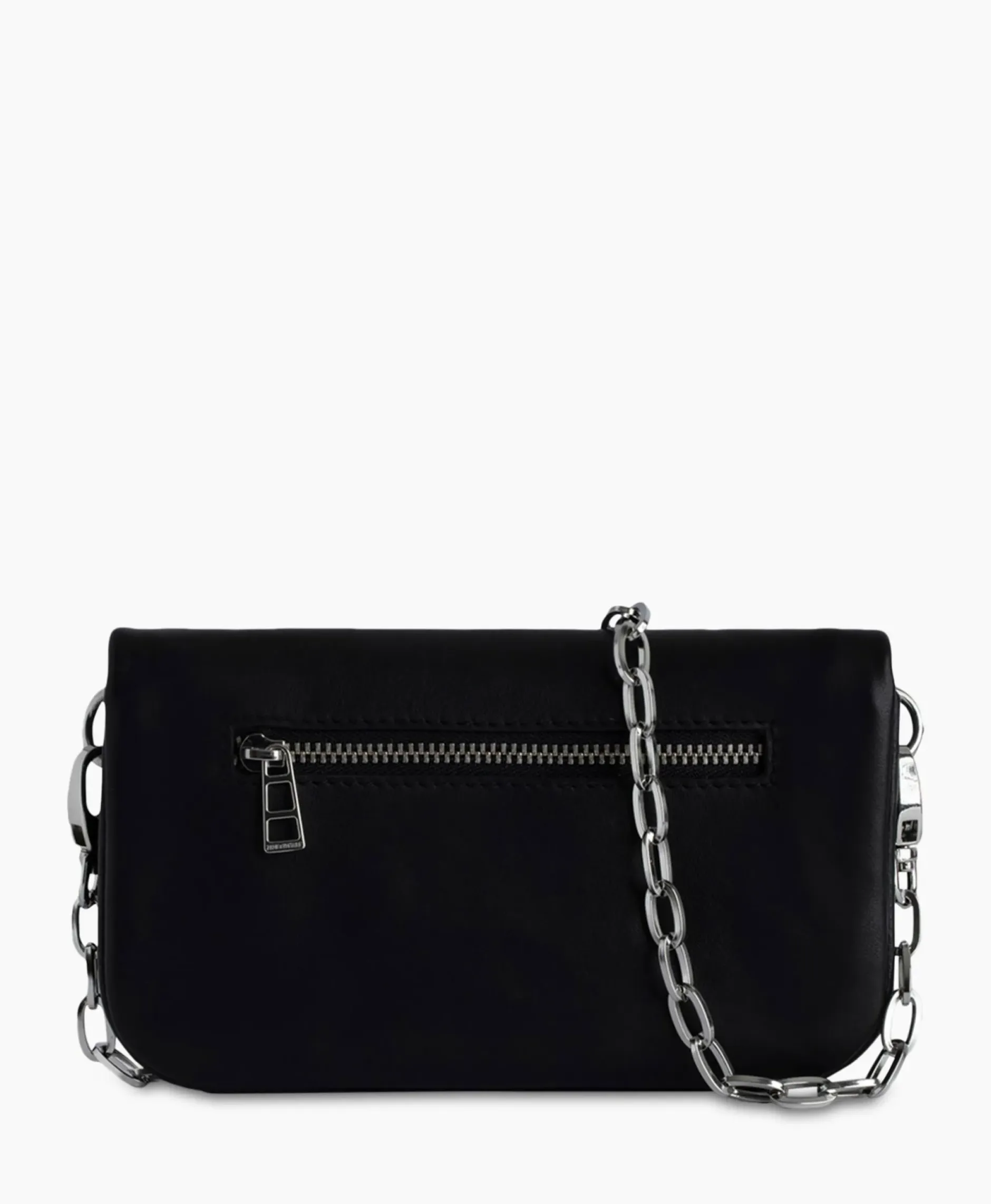 Zadig & Voltaire Schouder / Hand Tas Rock Eternal Smooth Calfskin Zwart^Zadig & Voltaire New