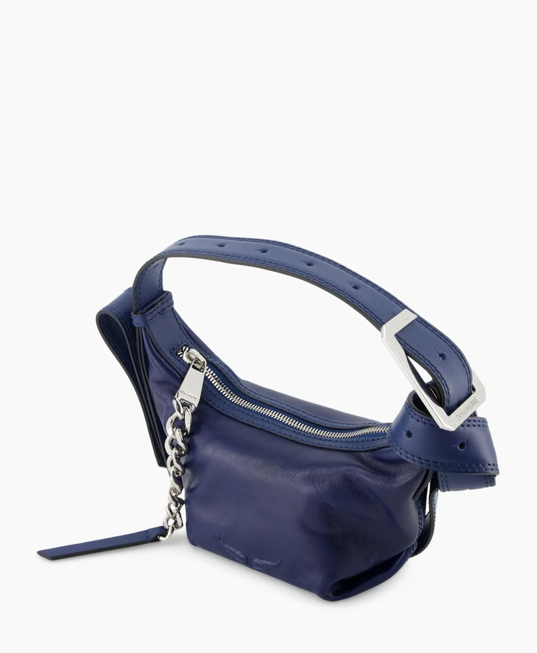 Zadig & Voltaire Schouder / Hand Tas Le Cecilia Xs Leather With Veg Donker Blauw^Zadig & Voltaire Clearance