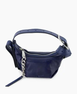 Zadig & Voltaire Schouder / Hand Tas Le Cecilia Xs Leather With Veg Donker Blauw^Zadig & Voltaire Clearance