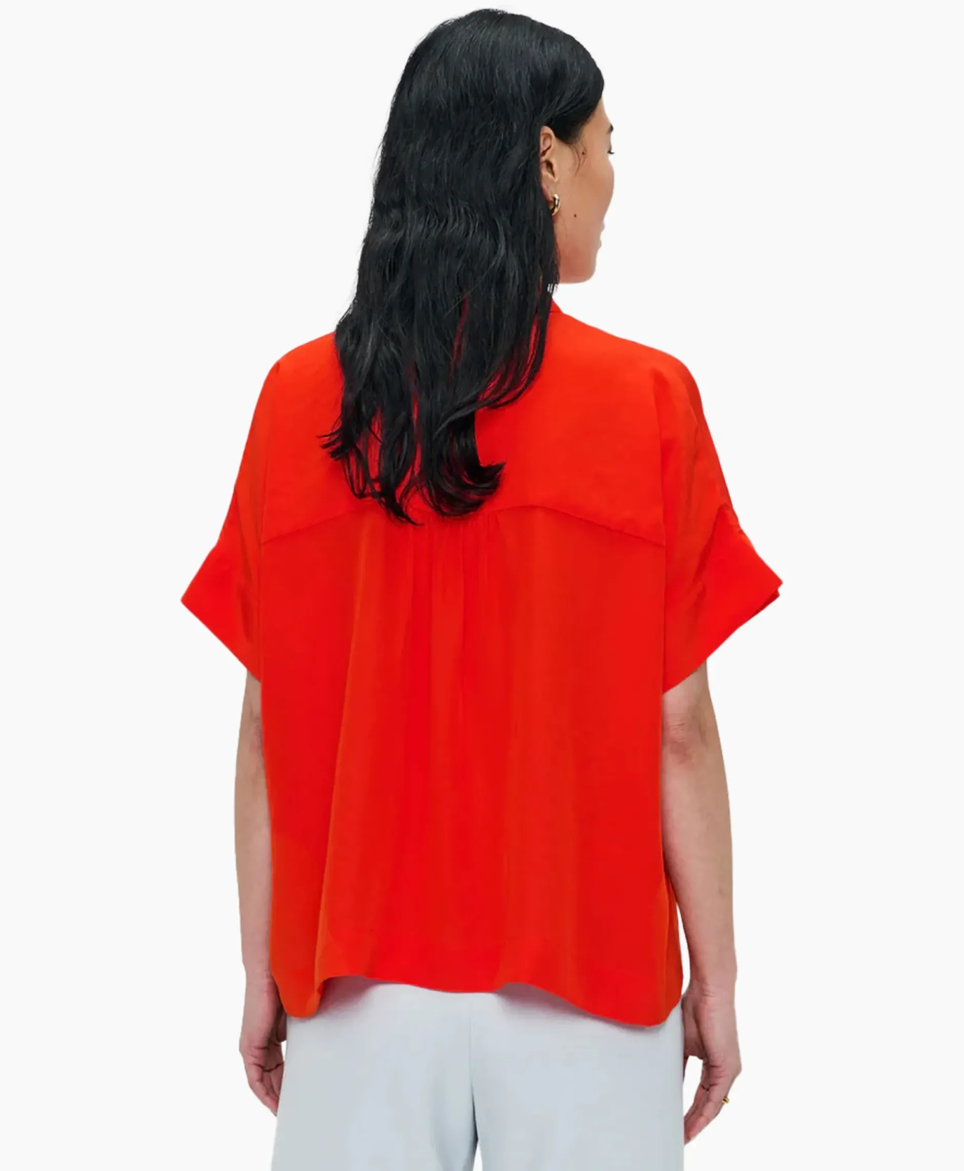 Blouse Techno Silk Rood^Zenggi Online