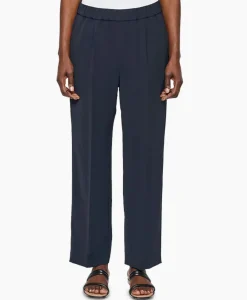 Chino Japanese Crepe Relaxed Donker Blauw^Zenggi