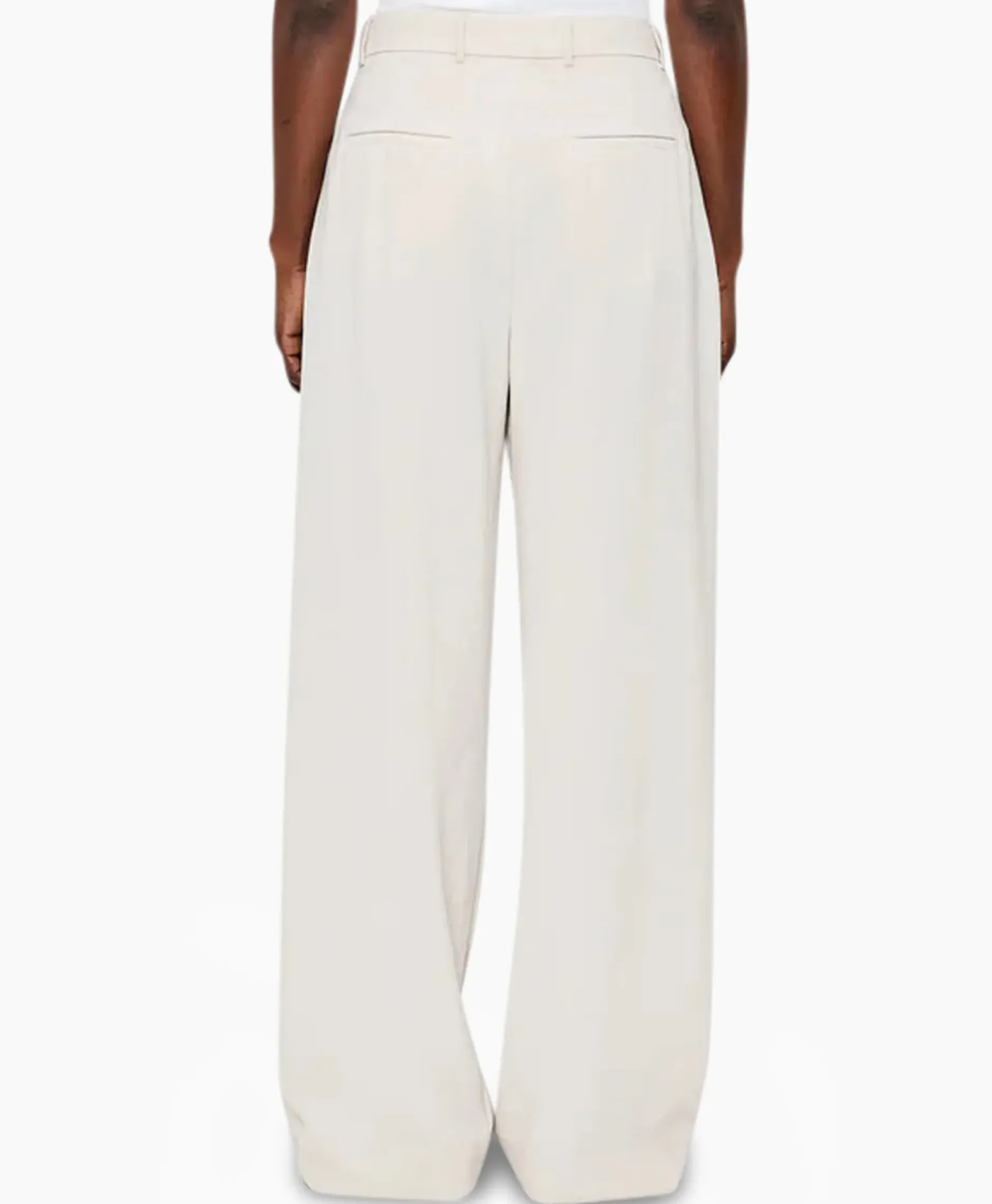 Pantalon Wide Pleated Off White^Zenggi Online