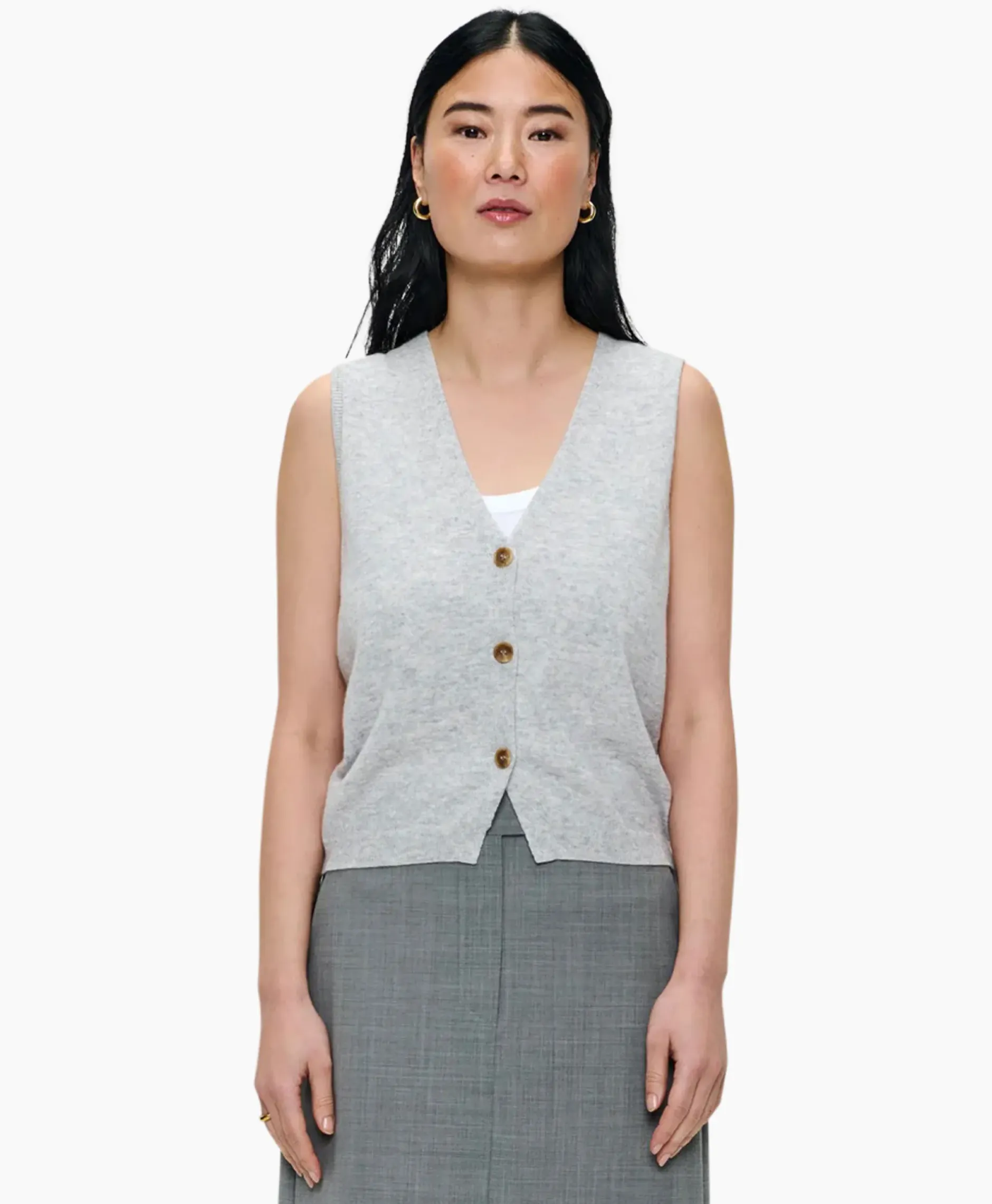 Spencer Sleeveless Licht Grijs^Zenggi Online