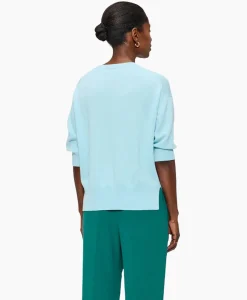 Top Relaxed Short Sleeve Aqua^Zenggi Hot