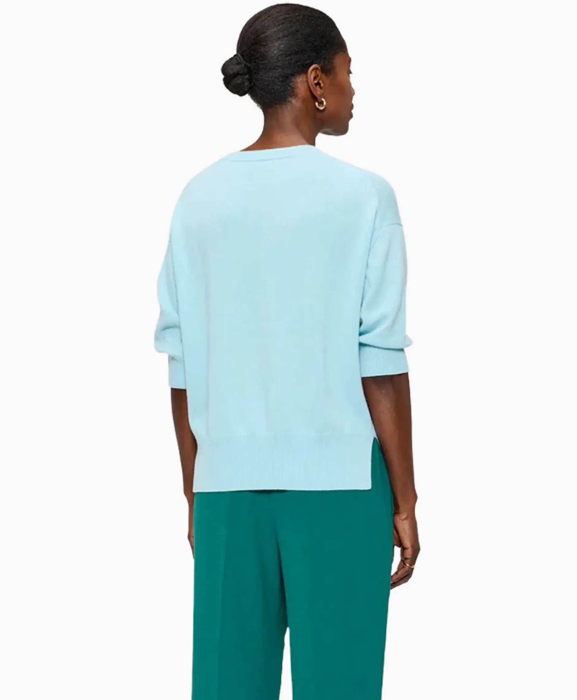 Top Relaxed Short Sleeve Aqua^Zenggi Hot